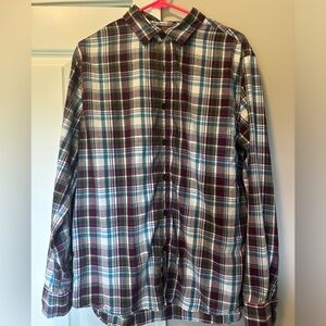 Red Ale by Alesbury Large Flannel button up shirt